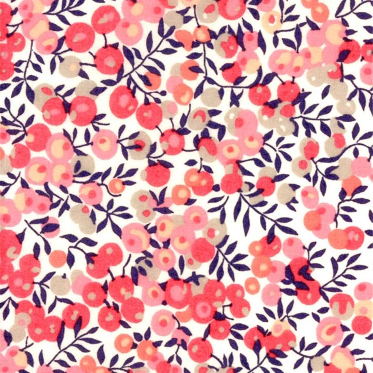 Bracelet liberty personnalisé cordon wiltshire corail saumon pois de senteur - Nemeti Bijoux