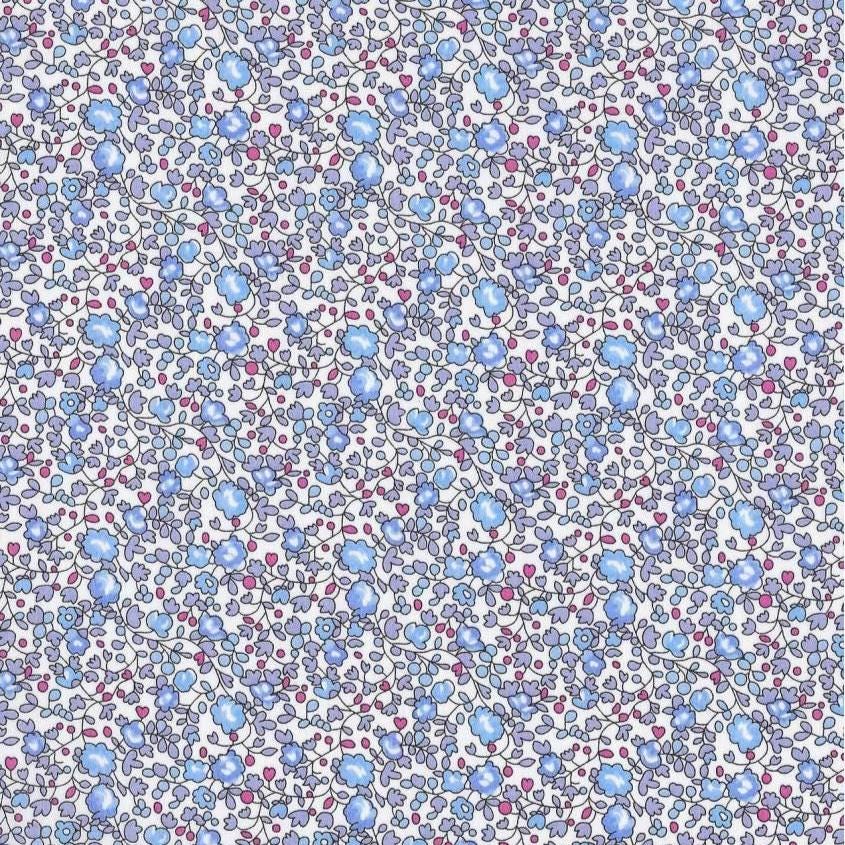 Bracelet liberty personnalisé cordon Eloise bleu - Nemeti Bijoux