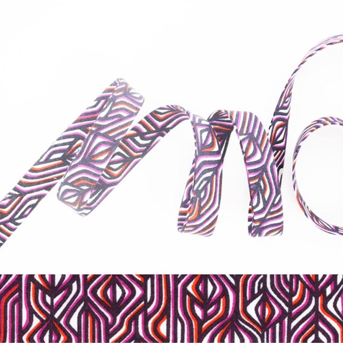 Bracelet liberty personnalisé cordon Torsten violet noir orange - Nemeti Bijoux