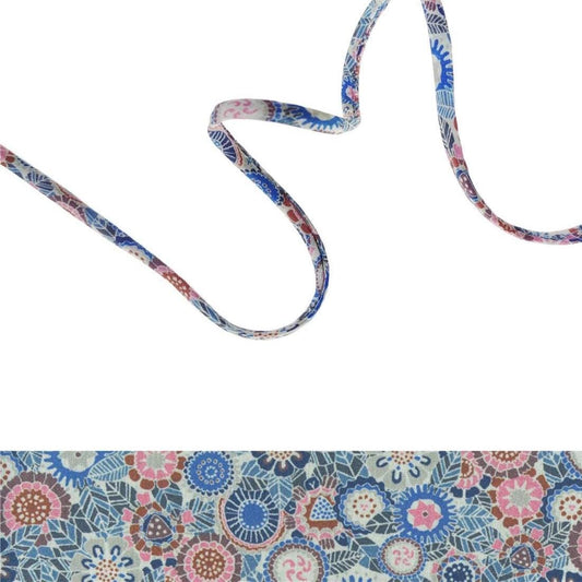 Bracelet liberty personnalisé cordon Sun Gleam bleu - Nemeti Bijoux