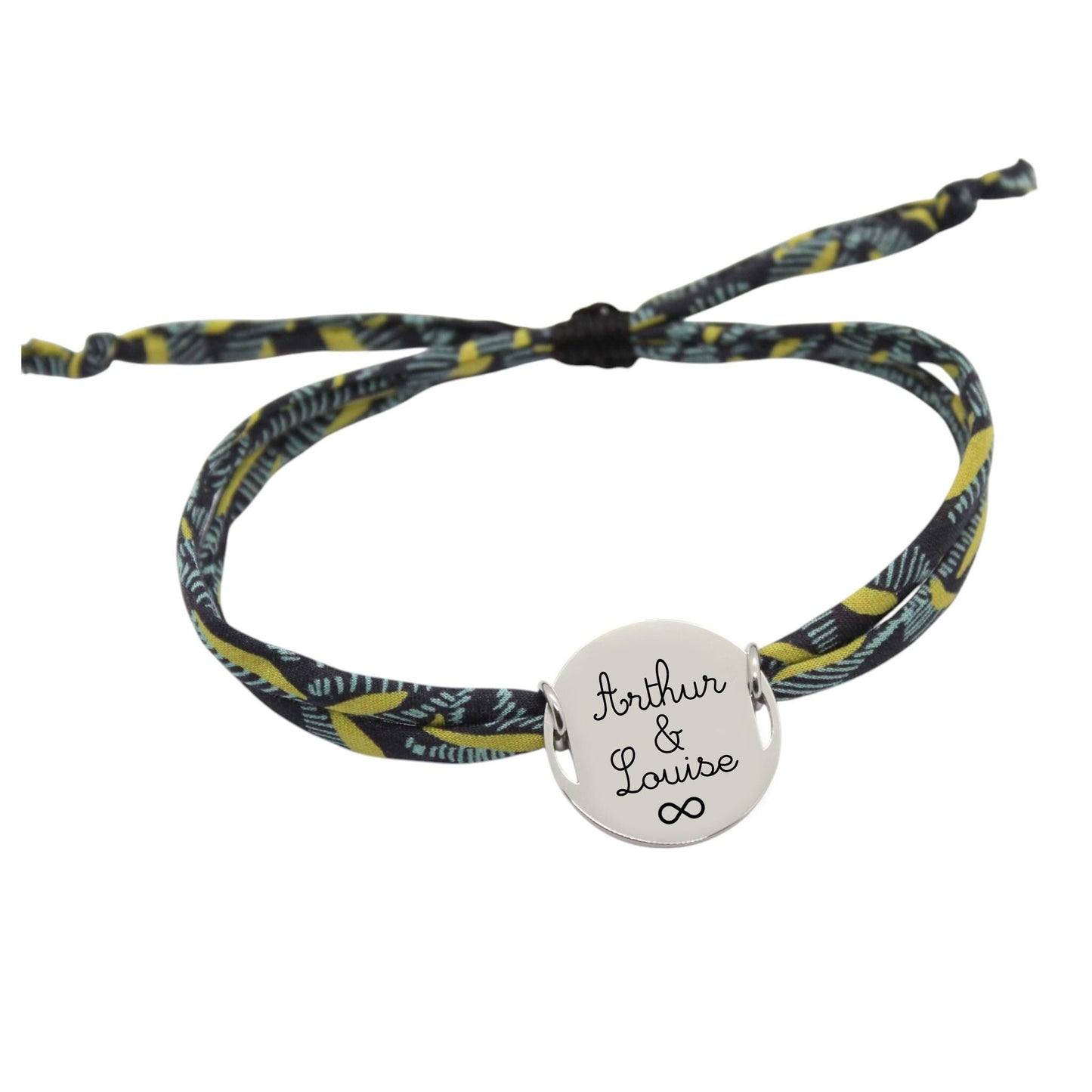 Bracelet liberty personnalisé cordon willow walk elora - Nemeti Bijoux