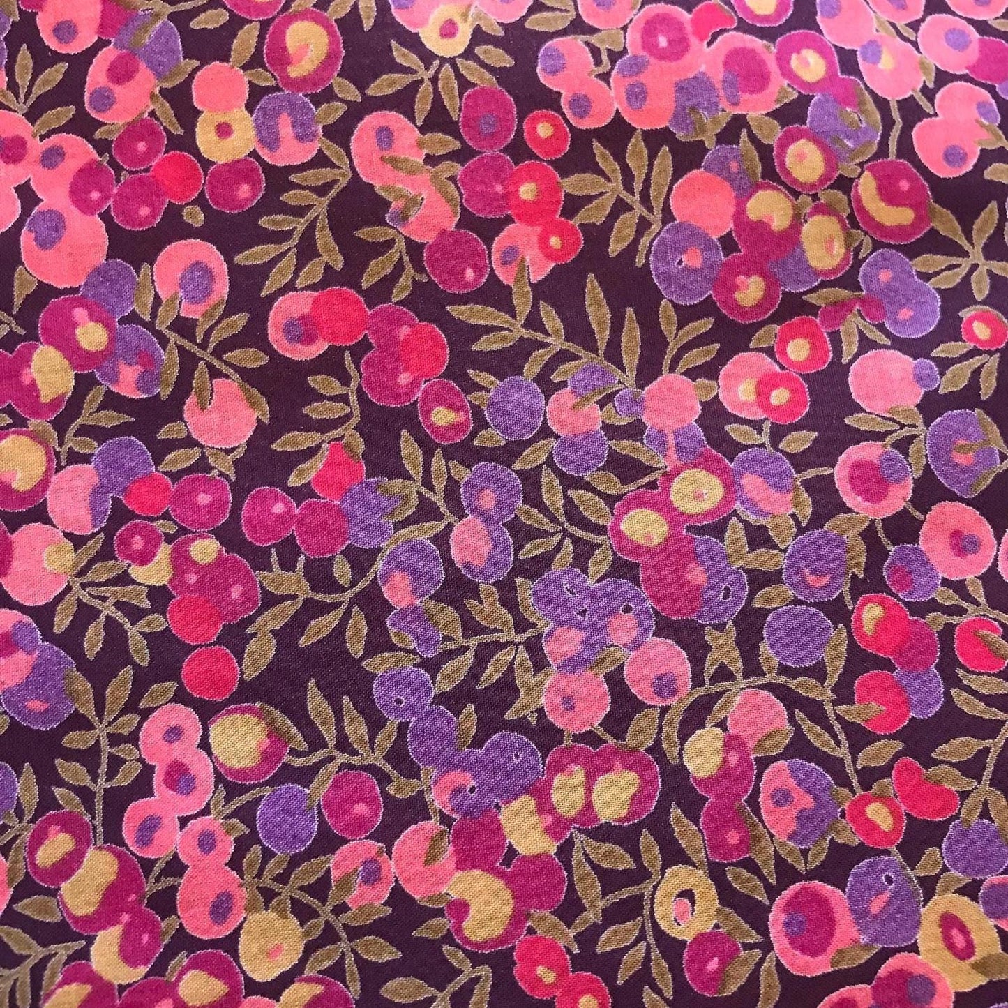 Bracelet liberty personnalisé cordon wiltshire prune - Nemeti Bijoux