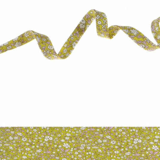 Bracelet liberty personnalisé cordon Daisy Daisy jaune - Nemeti Bijoux