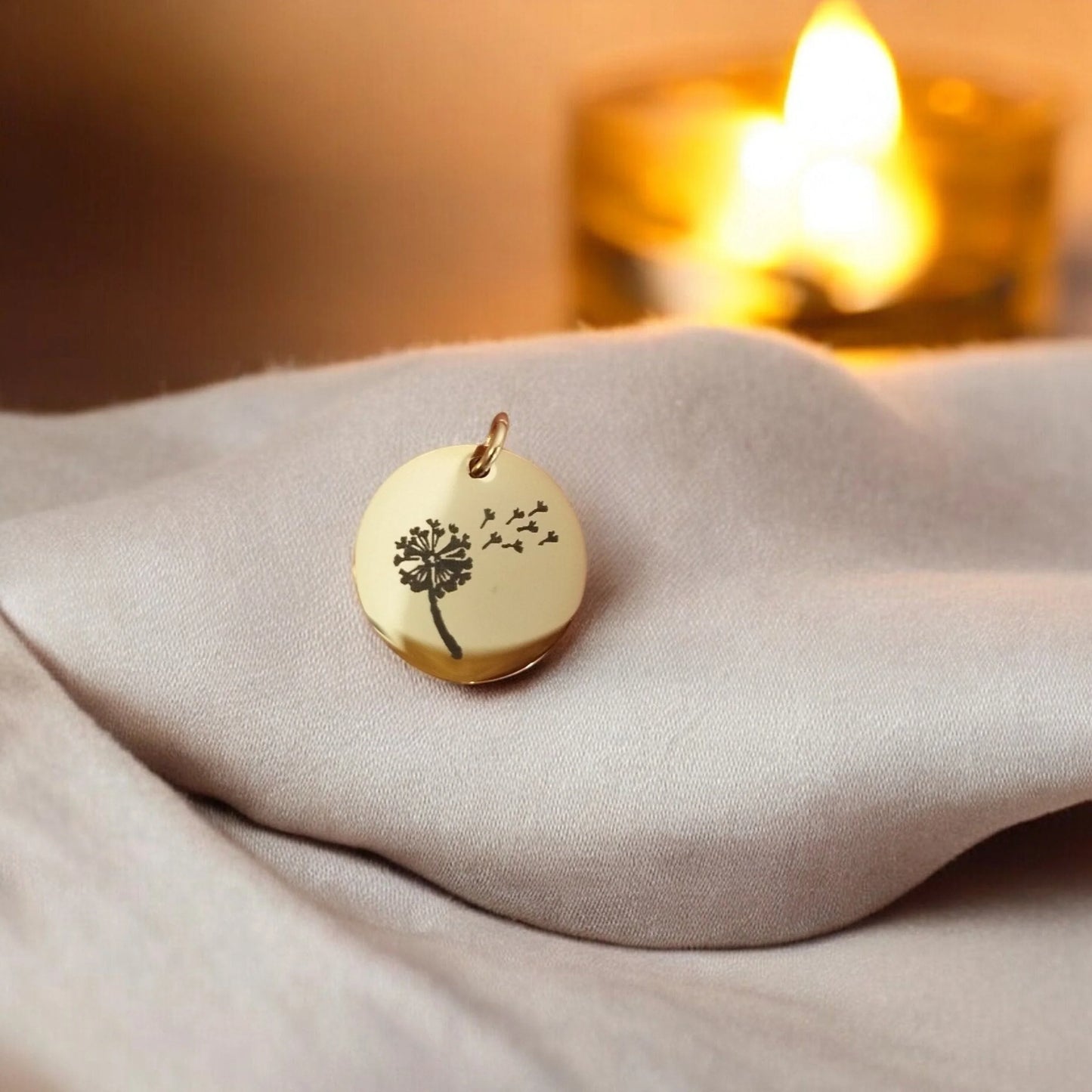 Médaille Gravée Personnalisée - Pendentif Pastille Nuage - Nemeti Bijoux